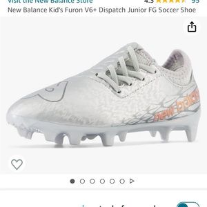New Balance Kid's Furon V6+ Dispatch Junior FG Soccer Cleats.. NIB Size 1 wide.